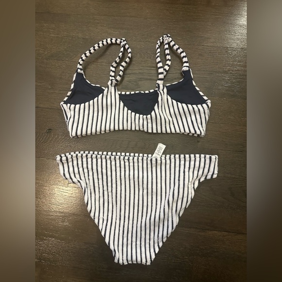 Aerie Striped Bikini Set, size small - Picture 3 of 5